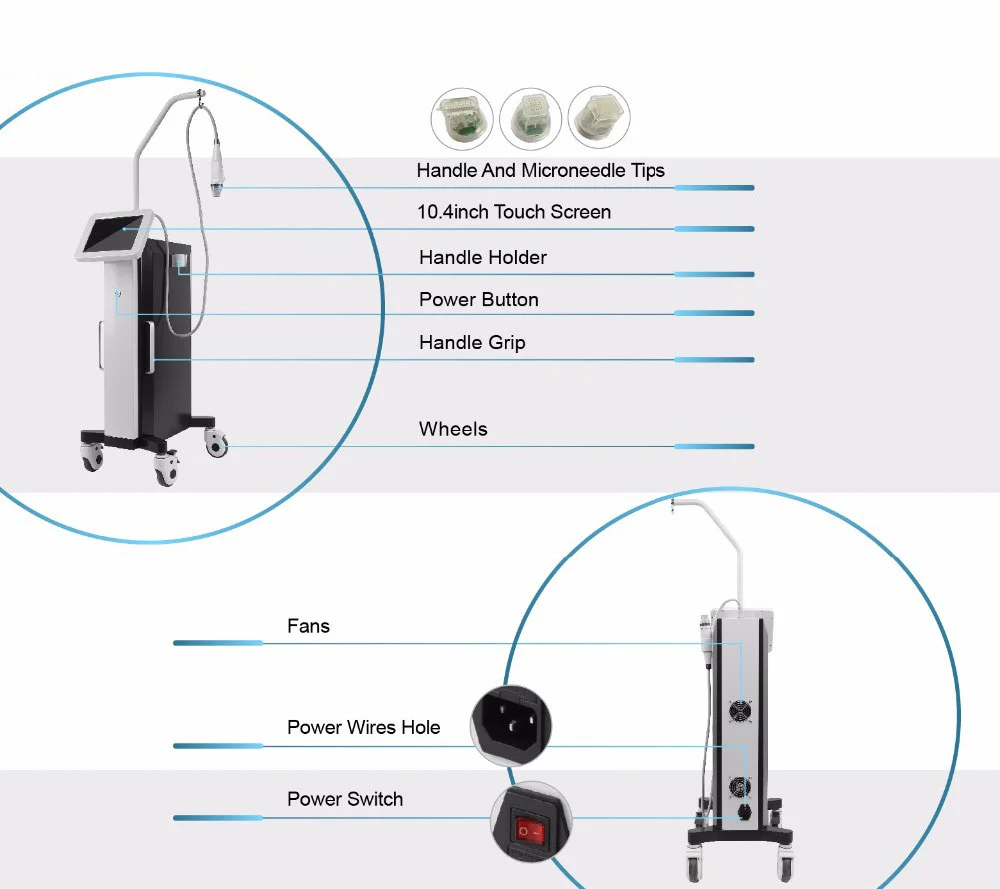 Microneedle RF machine details