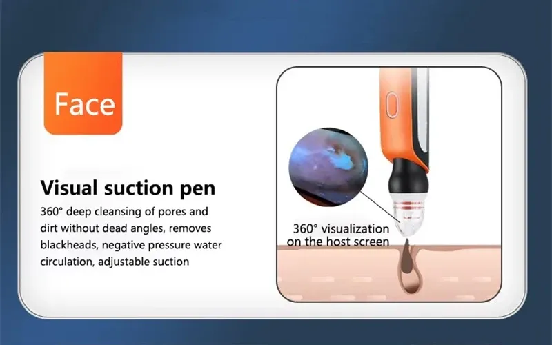 Visual suction pen